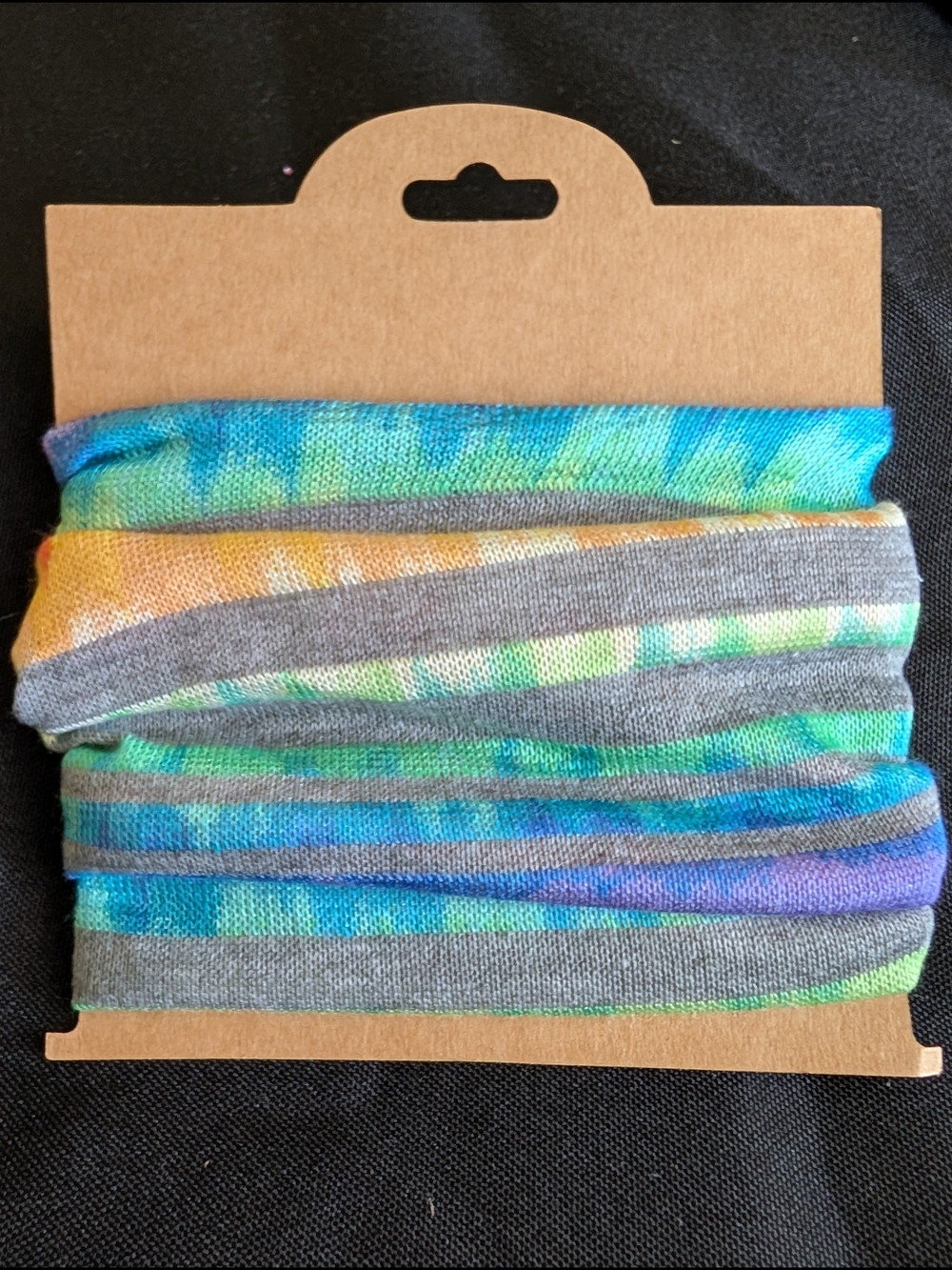Hand Crafted Rainbow Tie-Dye Bohemian Headband